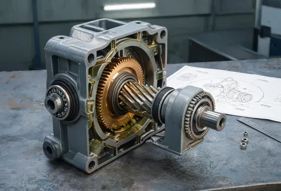 Reducer cutaway analysis