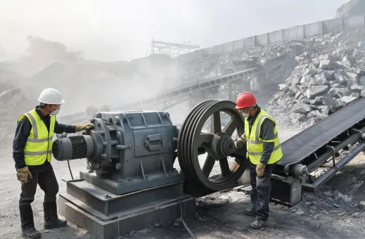Aggregate conveyor drive