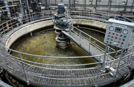 Water treatment drivetrain