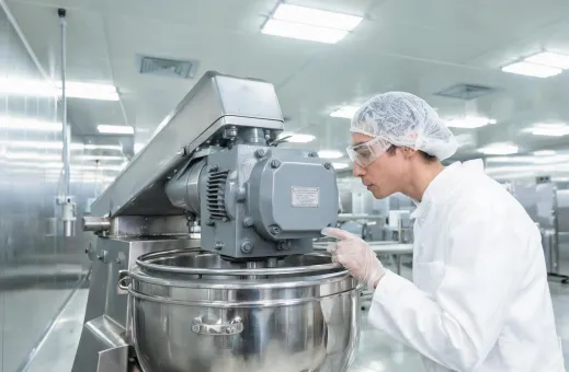 Food processing gearbox